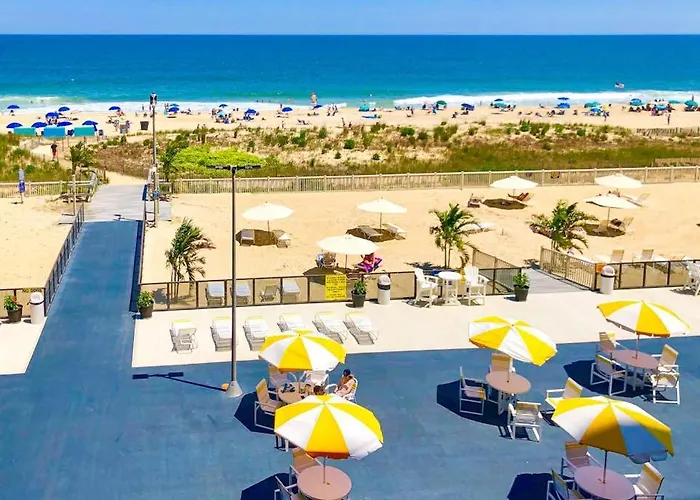 Modern Beachfront With Balcony Views Pool & Gym * Ocean City