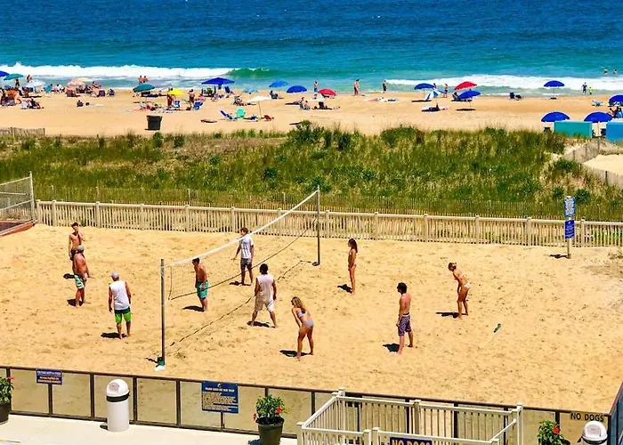 Modern Beachfront With Balcony Views Pool & Gym * Ocean City